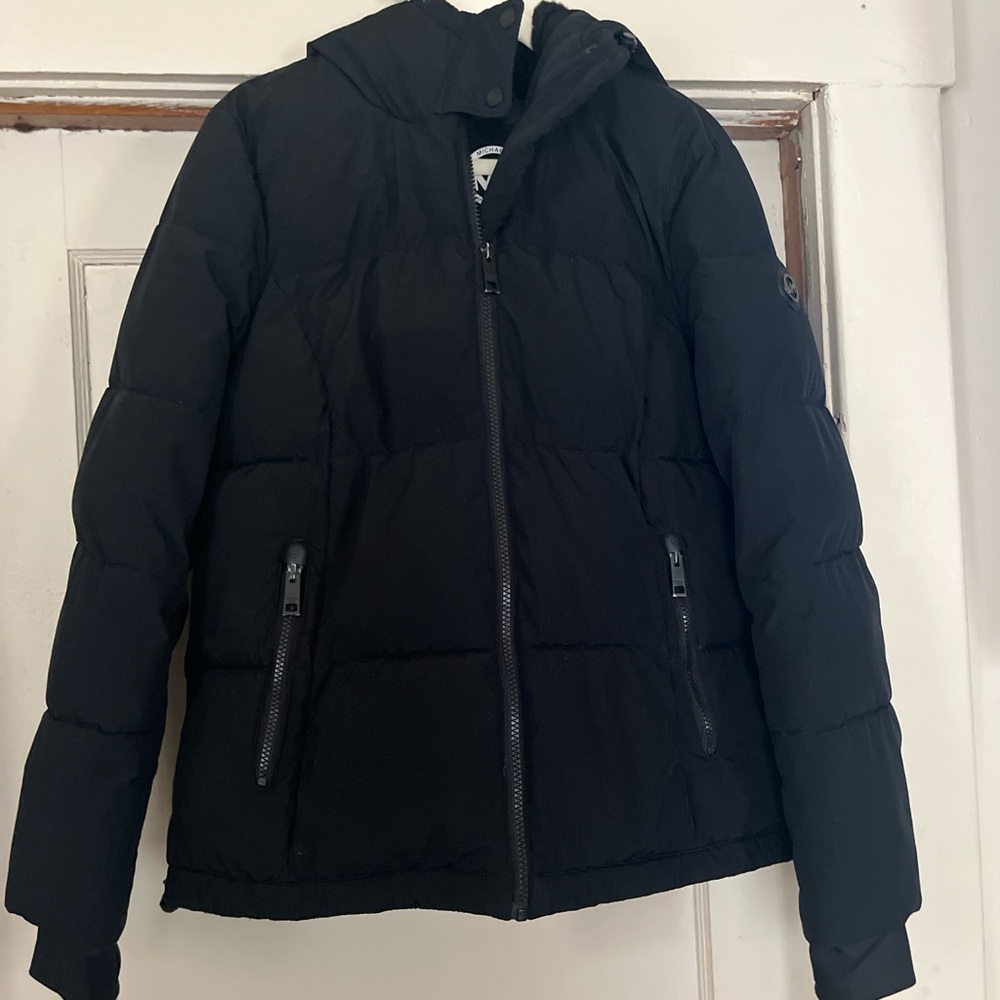 Michael Kors Black Quilted Jacket